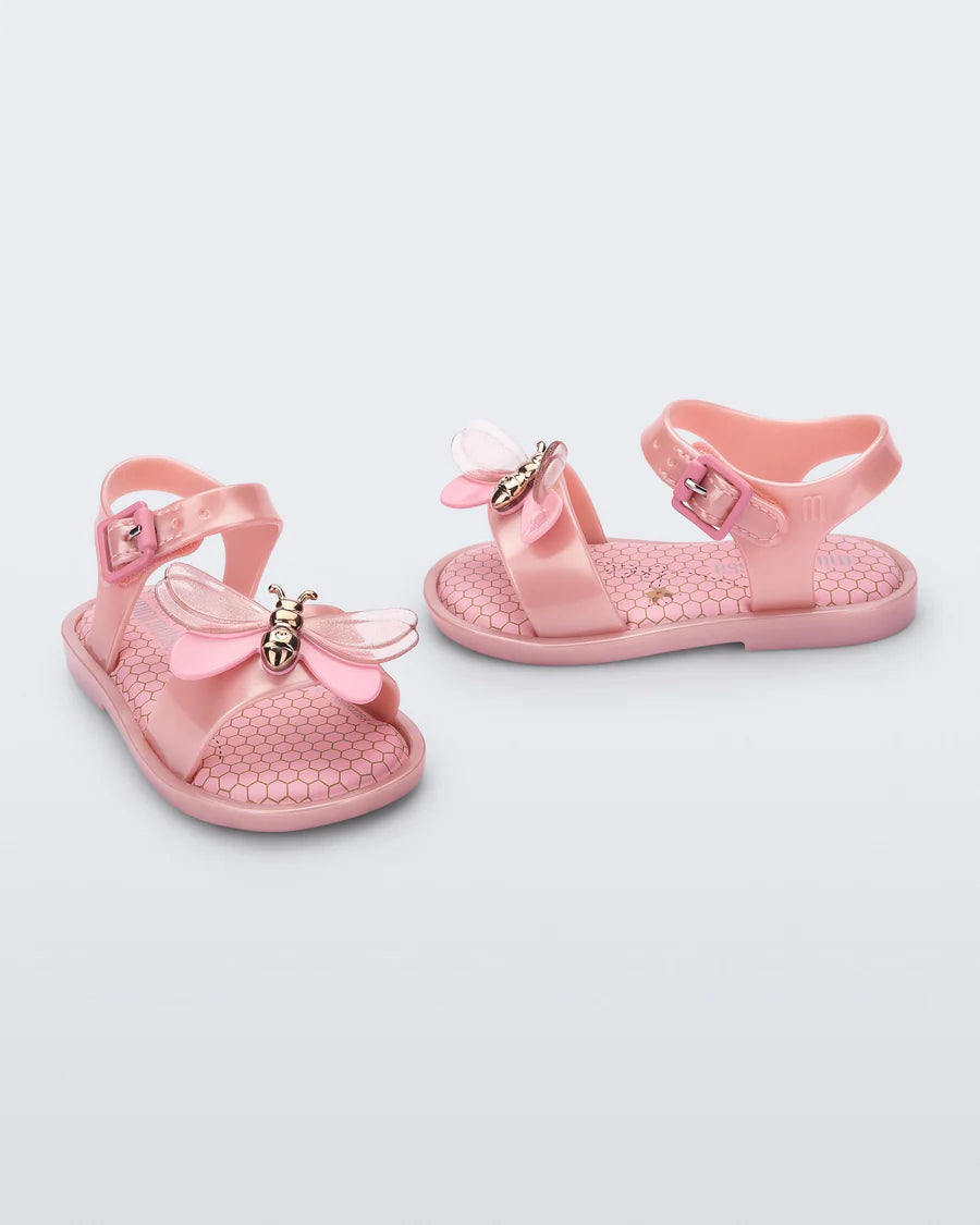 Mini melissa mar sandal best sale rosa