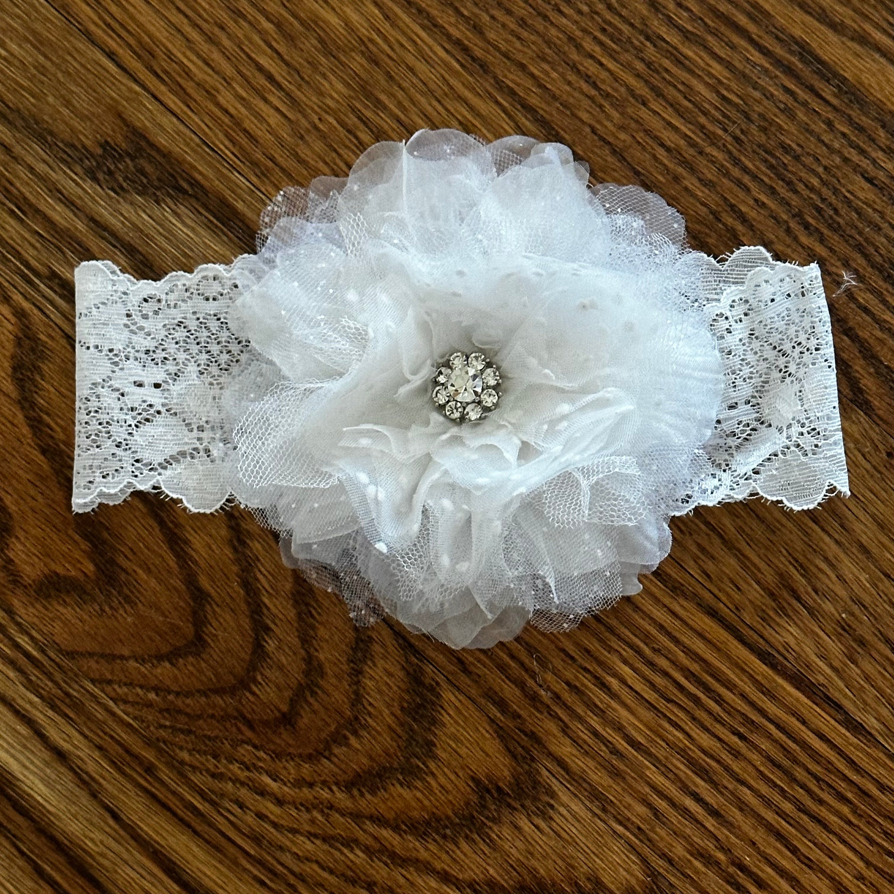 Tulle Flower Headband