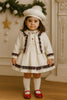 White Velvet Pom Beret