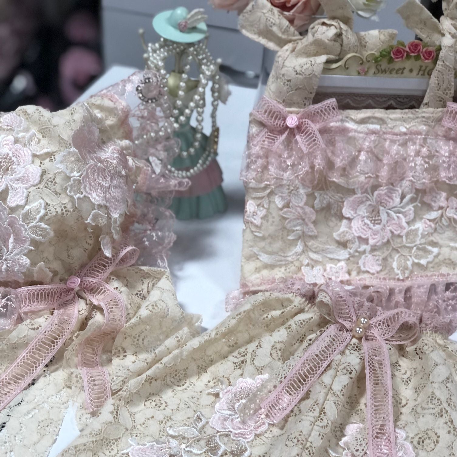 The Holly Lace Pant Set