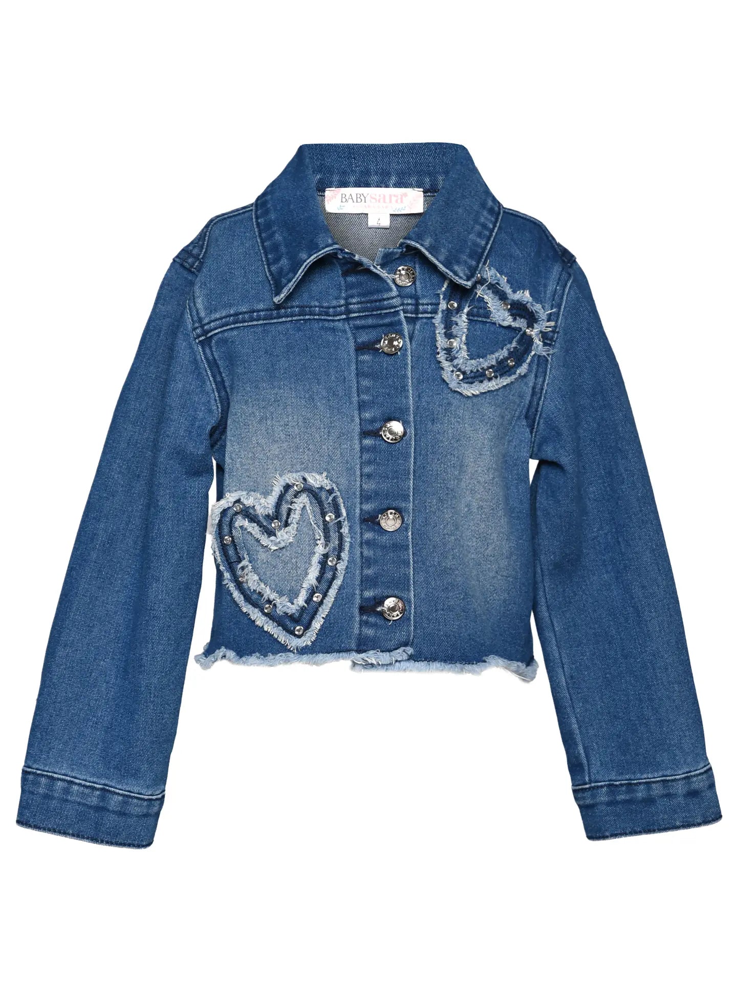 Heart Patch Denim Jacket