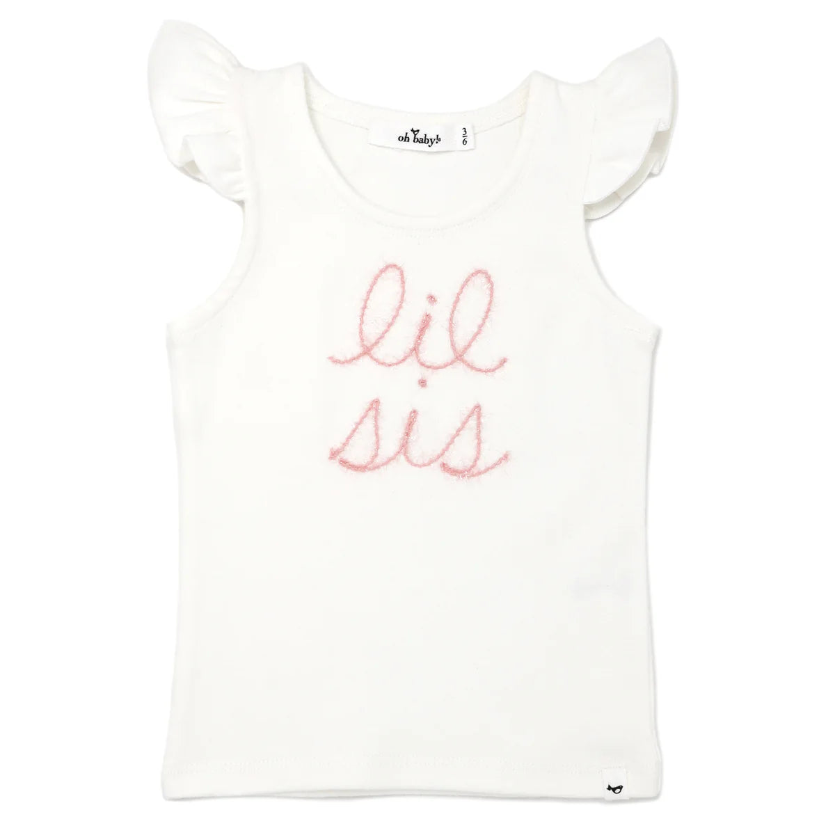 Lil Sis Flutter Sleeve Tank