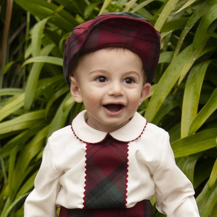 Boy's Tartan Plaid Cap