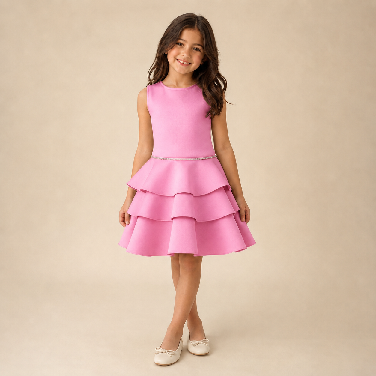 The Pink Scuba Dress