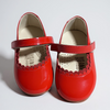 Aria Patent Red Toddler Flat