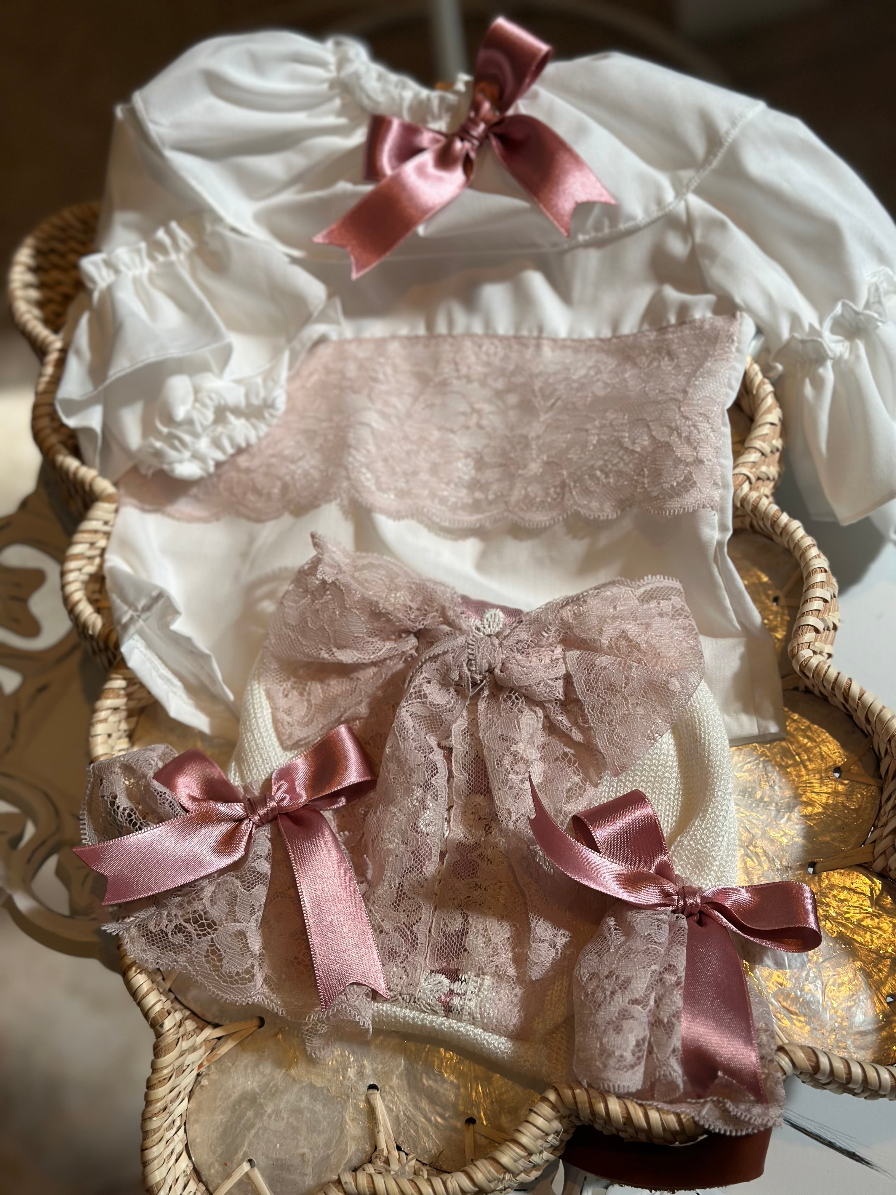 Baby Blouse and Bloomer