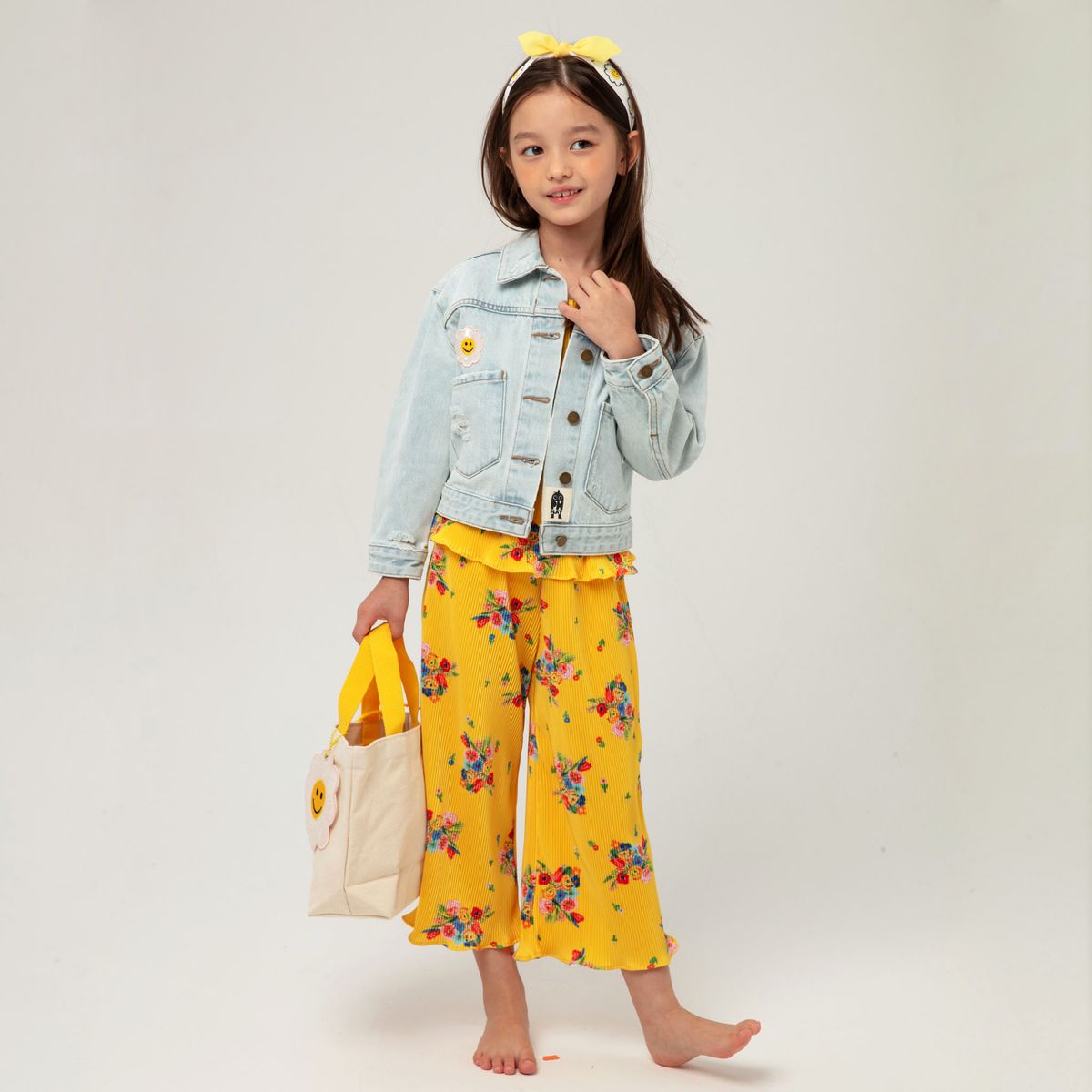 Daisy Patched Denim Jacket