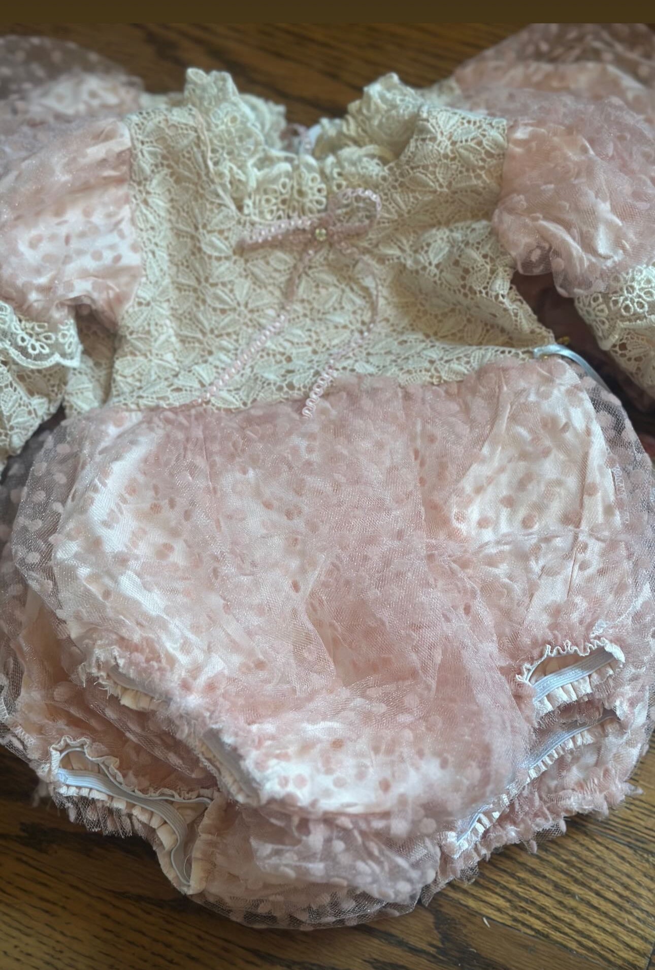 The Liza Onesie and Bonnet