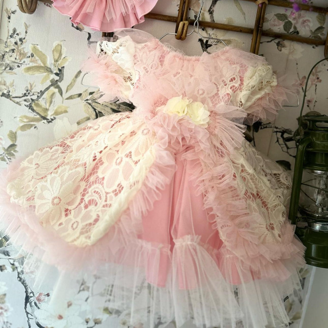 Bessie’s Pink Lace Dress