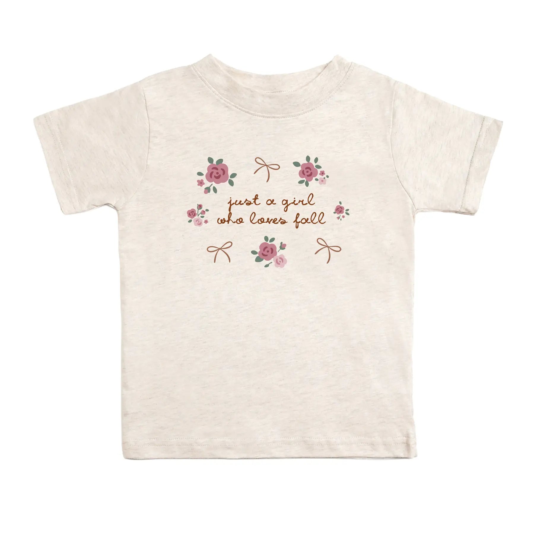 Just A Fall Girl Short Sleeve