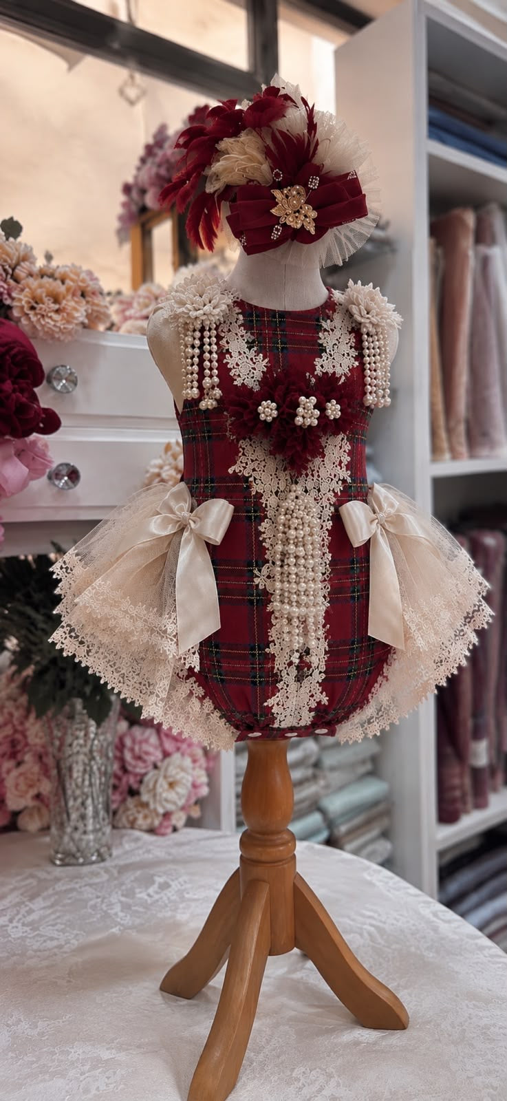 Plaid Holiday Romper