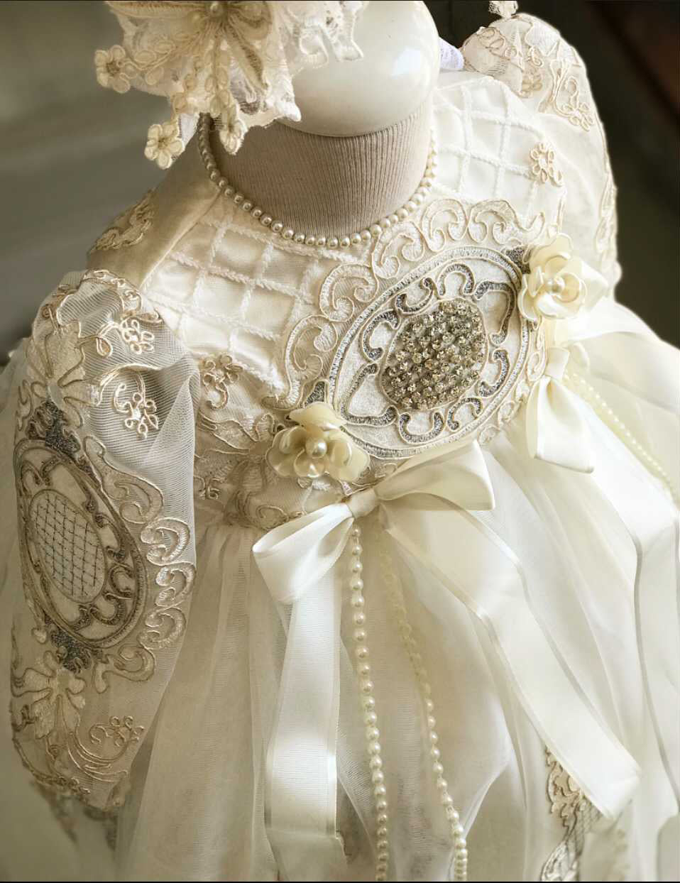 Antique Vintage Christening Gown