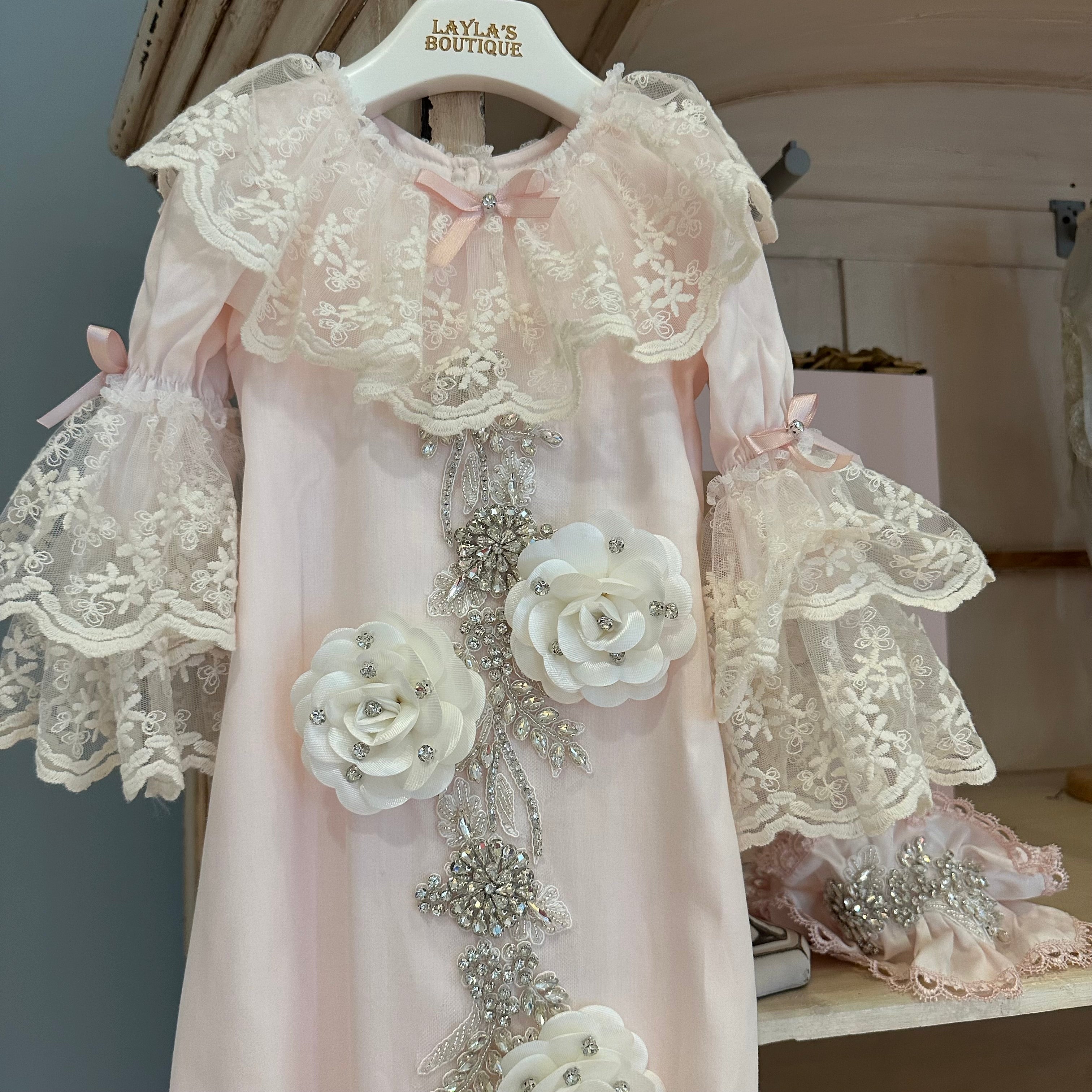 Stone and Flower Gown