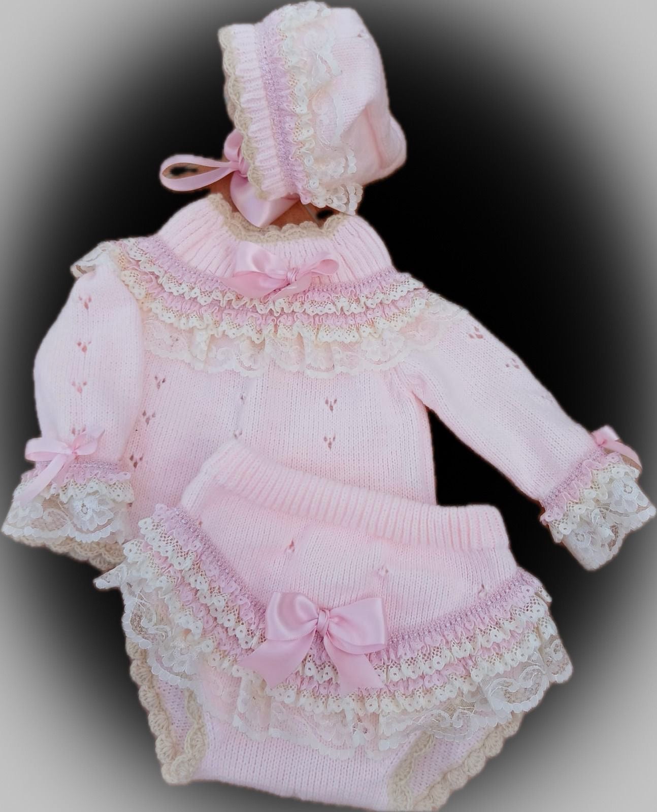 Janie Knit Set in Pink