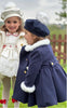 Navy Velvet Coat