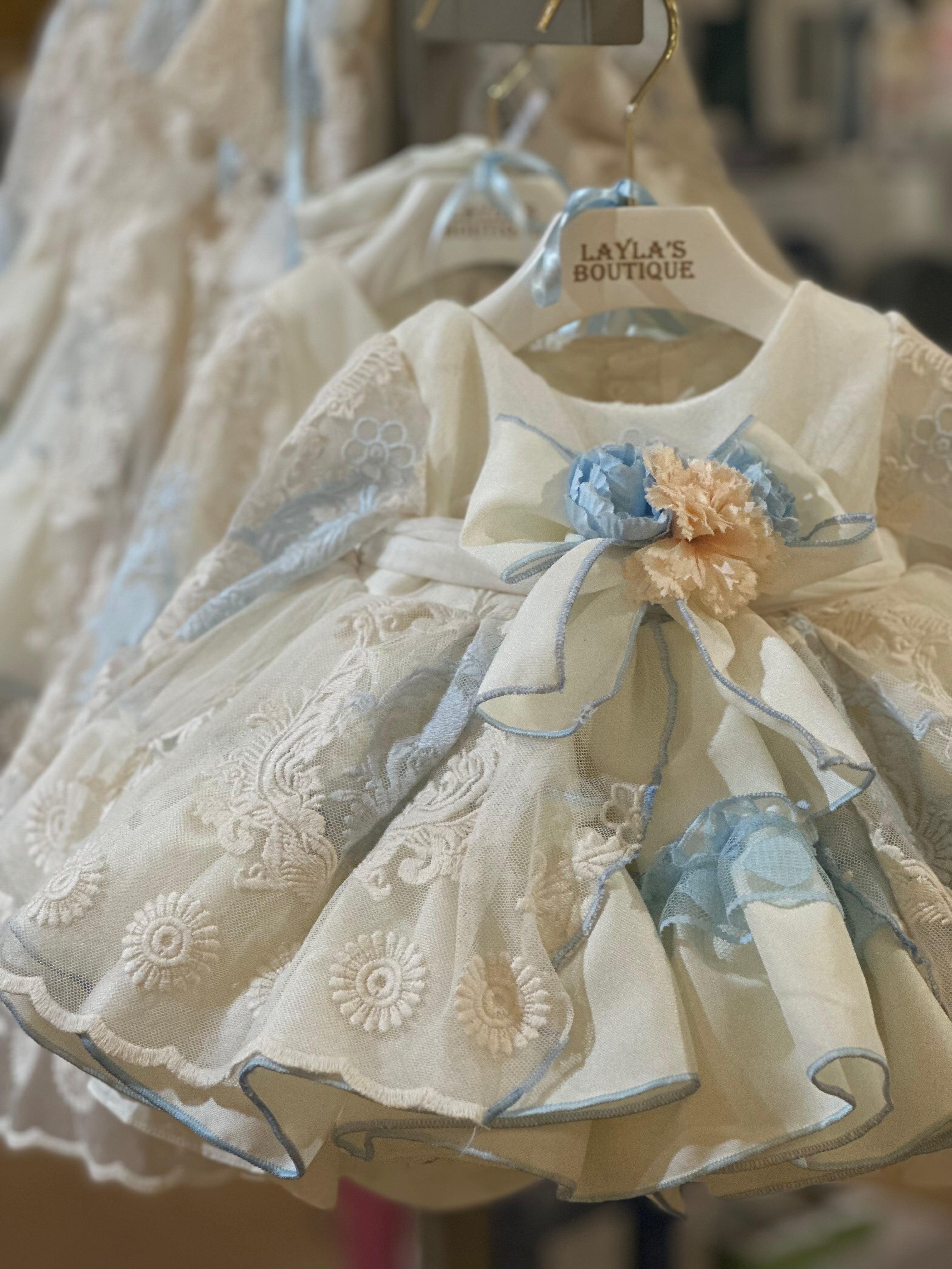 Samantha Sheer Sleeve Dress