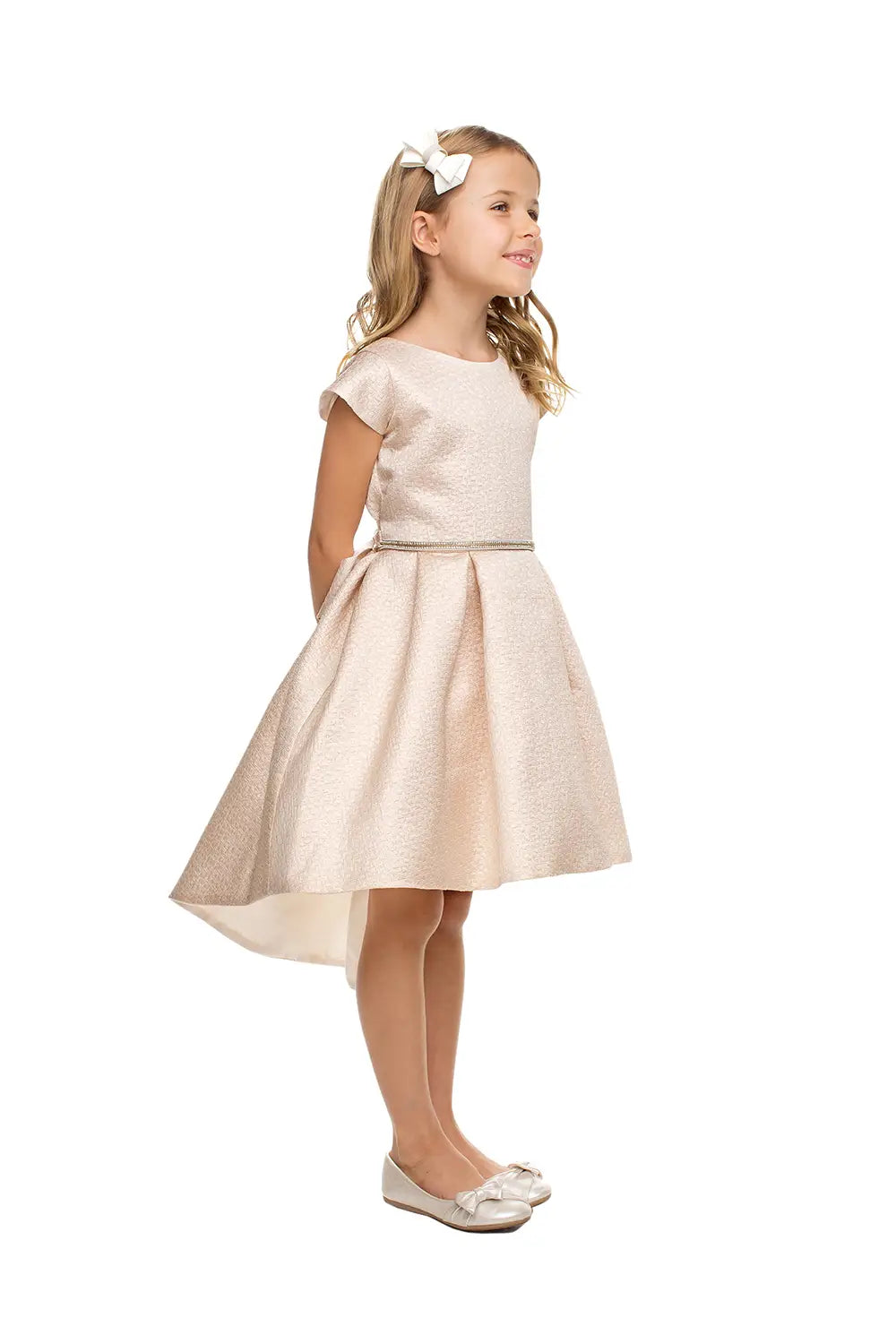 Shimmer Jacquard Dress