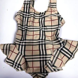 Plaid Infant Bathing Suit
