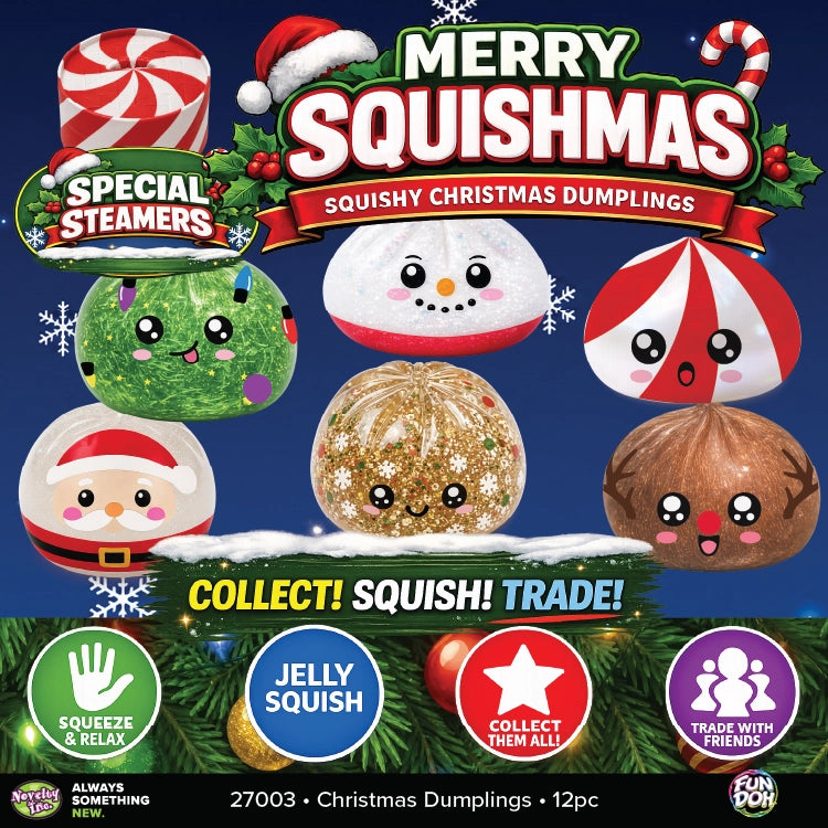 Surprise Holiday Dumpling Squishy