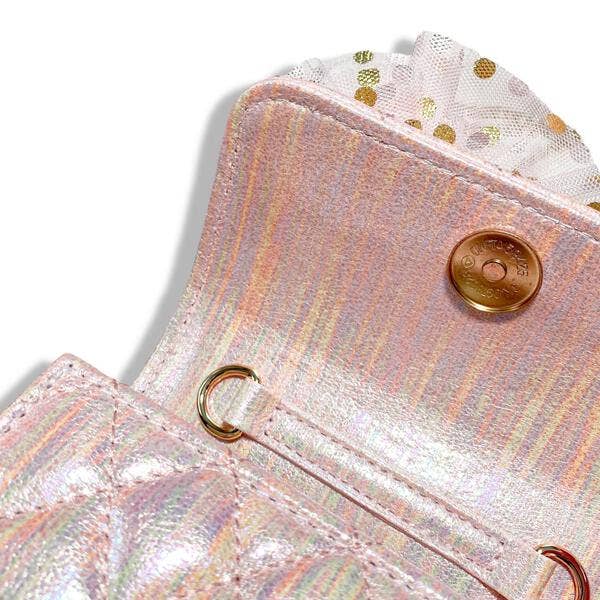 Crown Applique Quilted Purse