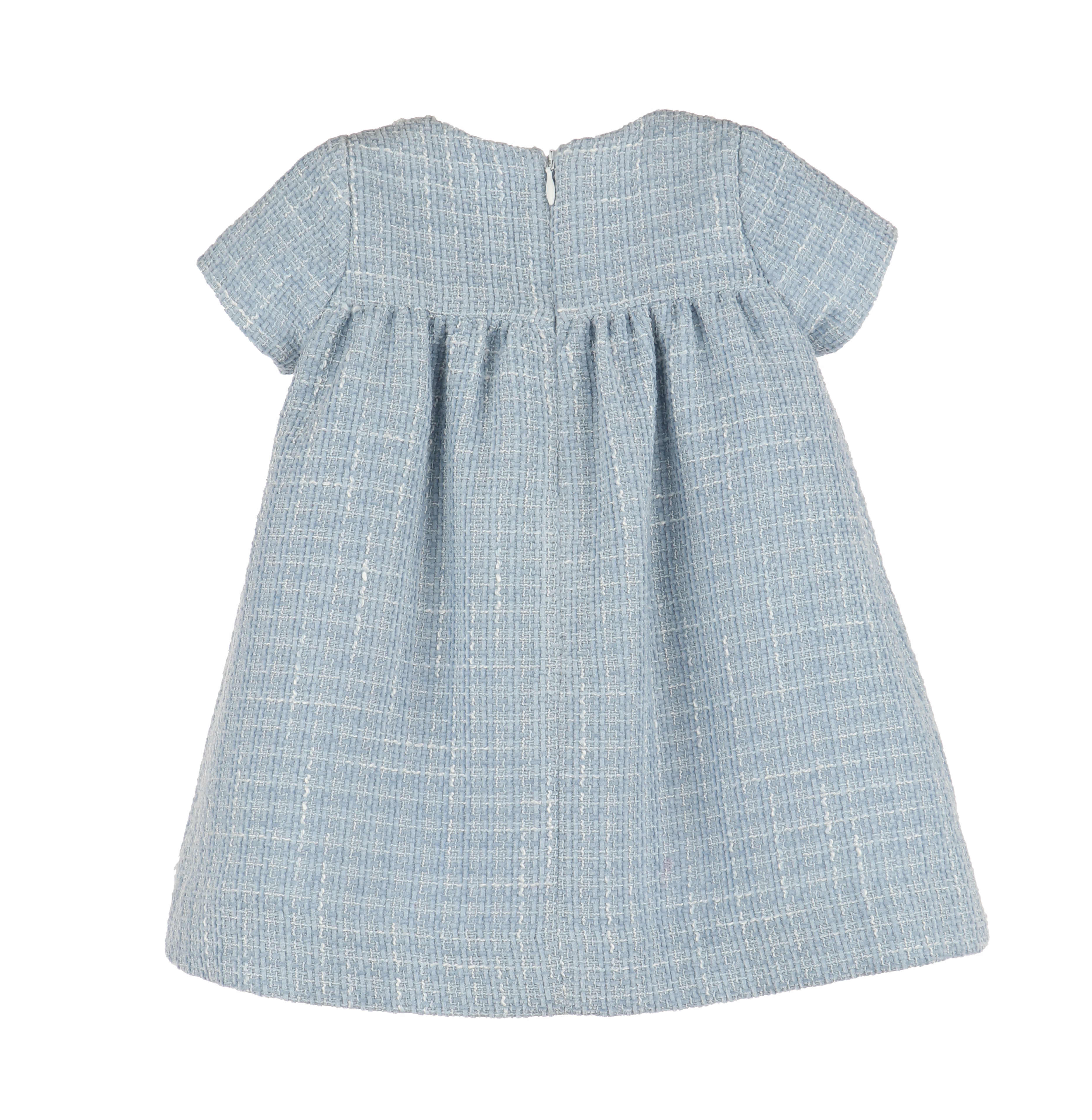 Embroidery Tweed Float Dress