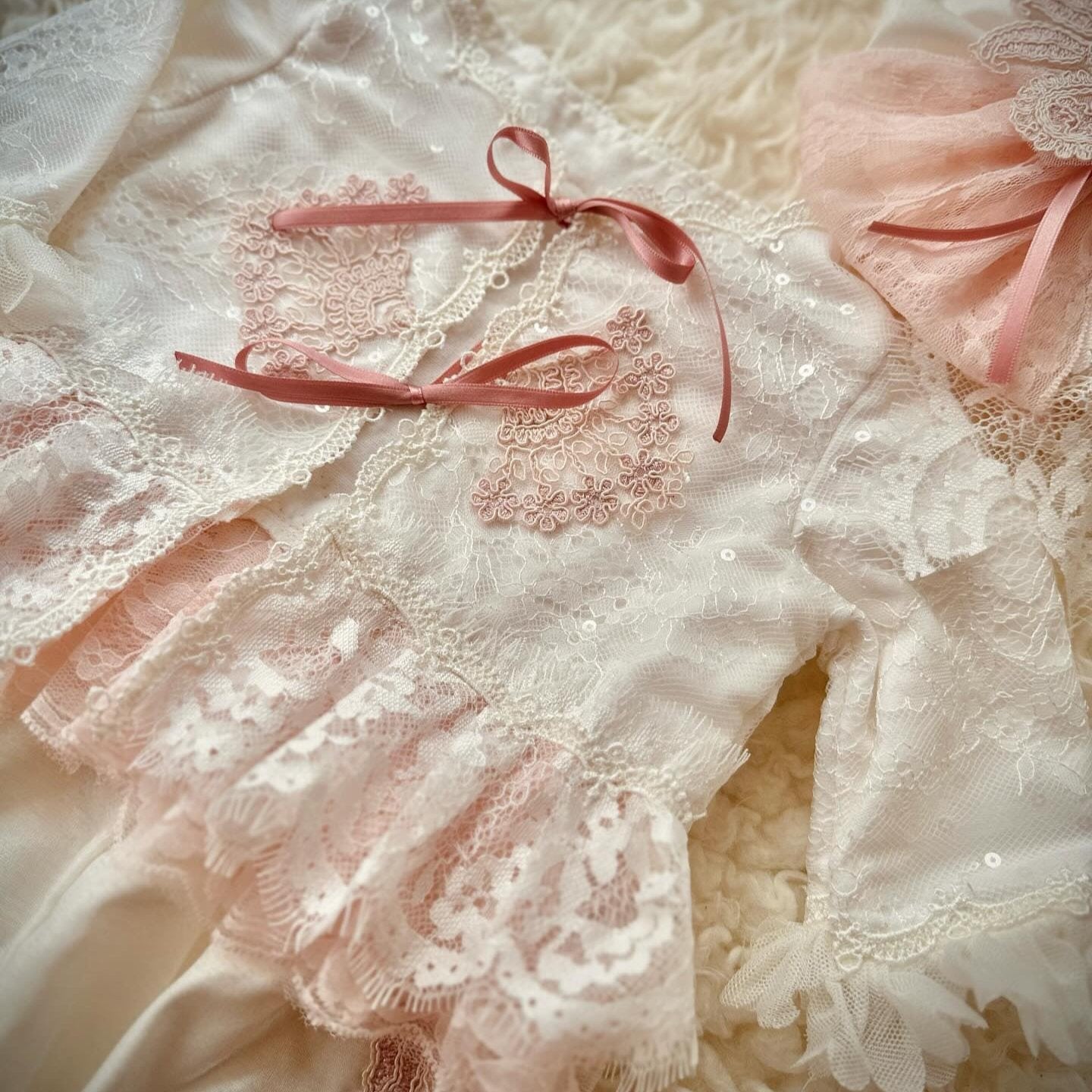 Cream Vintage Bloomer Set