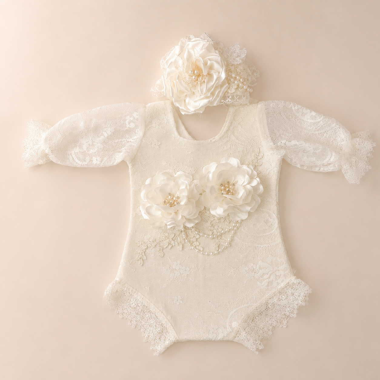 Lana Bubble Lace Romper