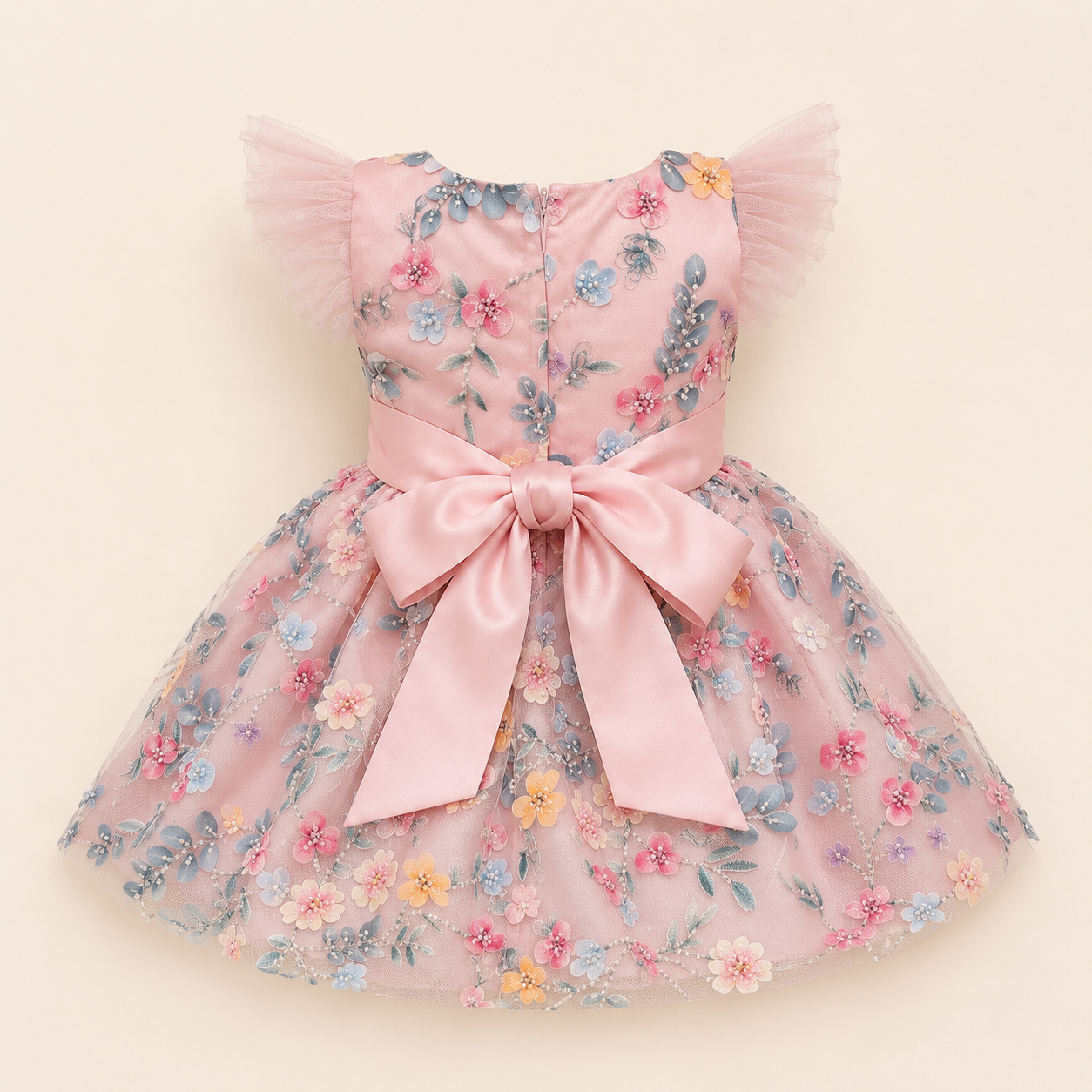 Multi Color Dimensional Dress