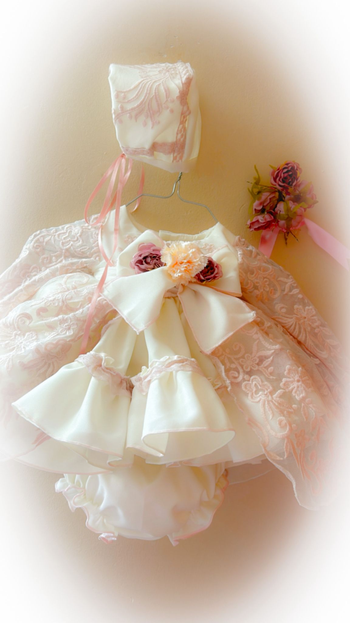 Samantha Pink Sheer Sleeve Dress