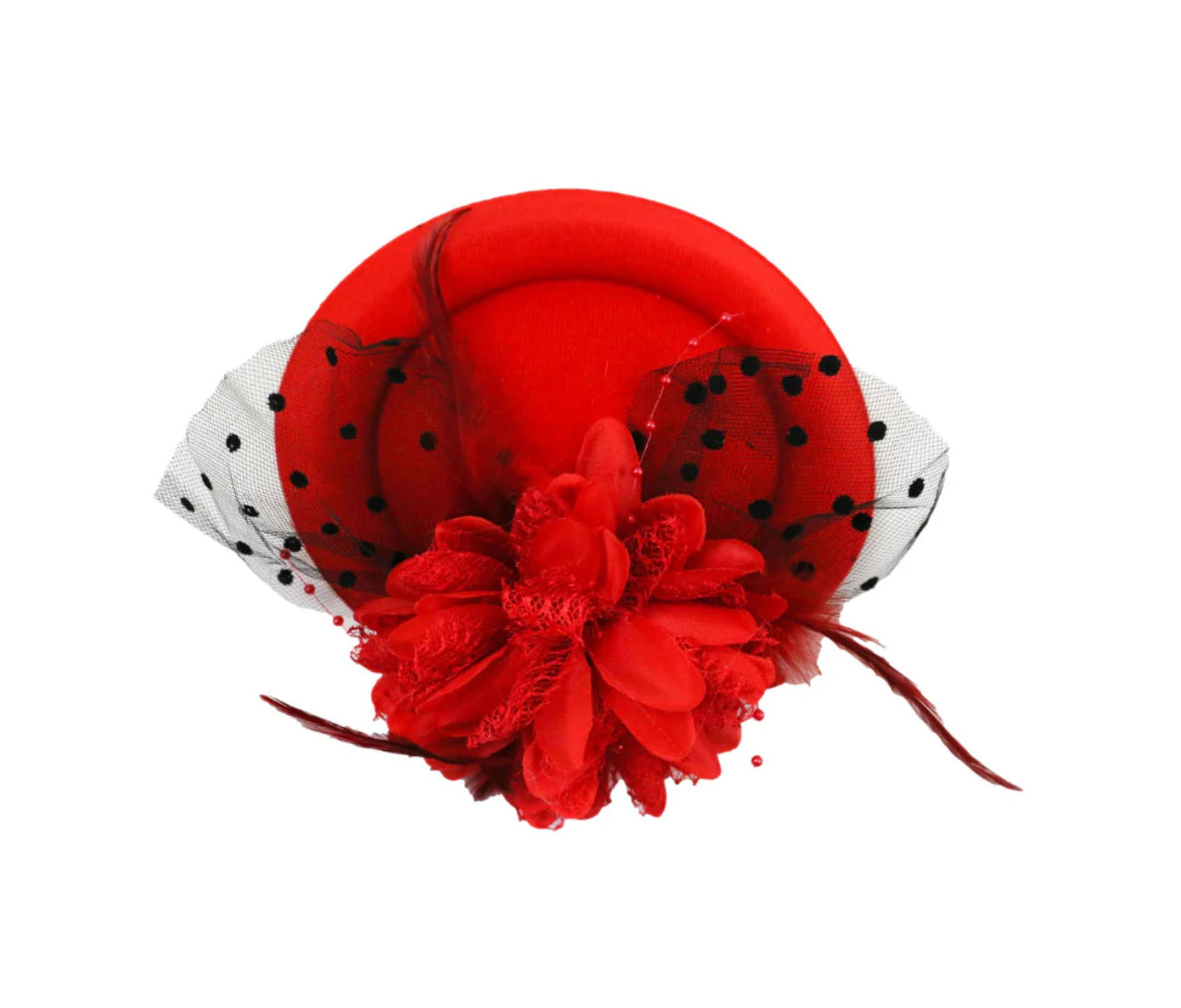 Red Pillbox Hat