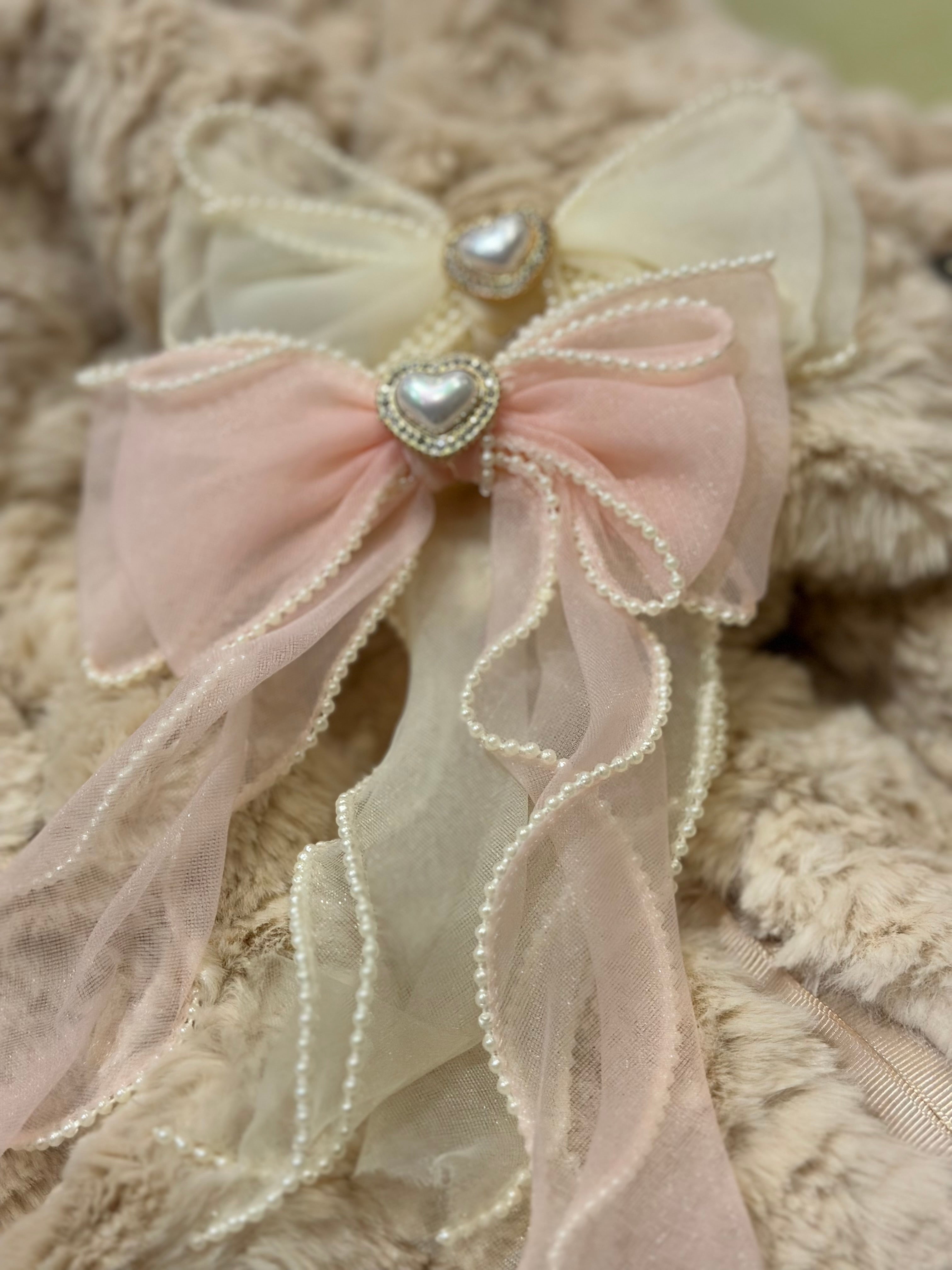Long Tail Organza Clip
