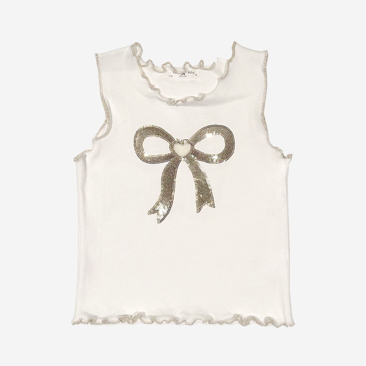 Gold Bow Tank Top
