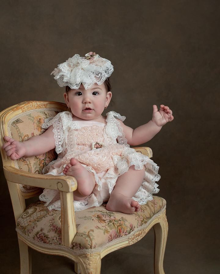 The Pink Lace Bloomer Set
