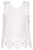 White Eyelet Top