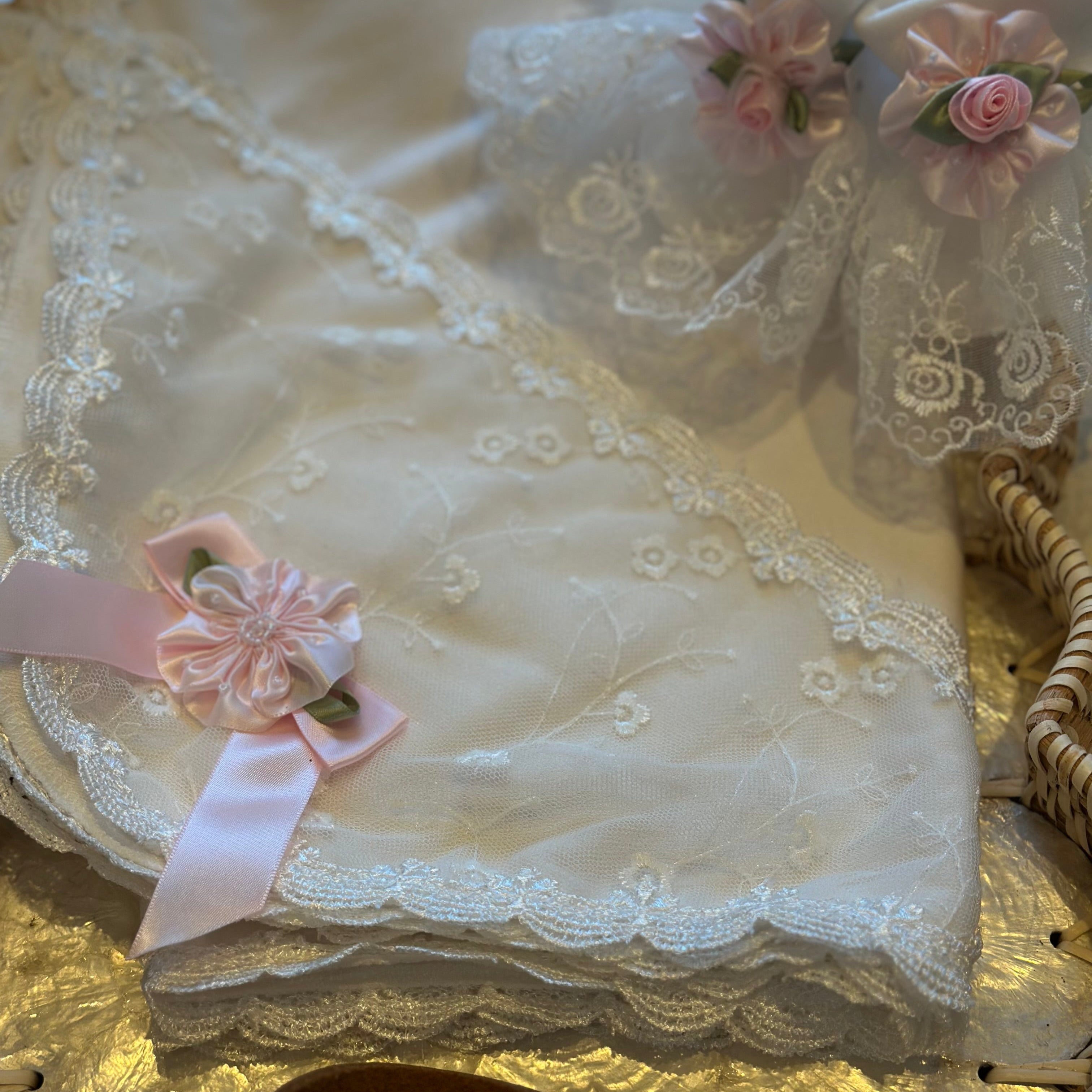 Riley in Ivory and Pink