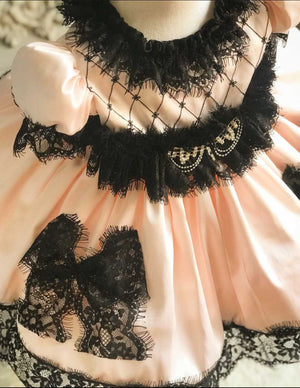 Pink Satin Couture Dress