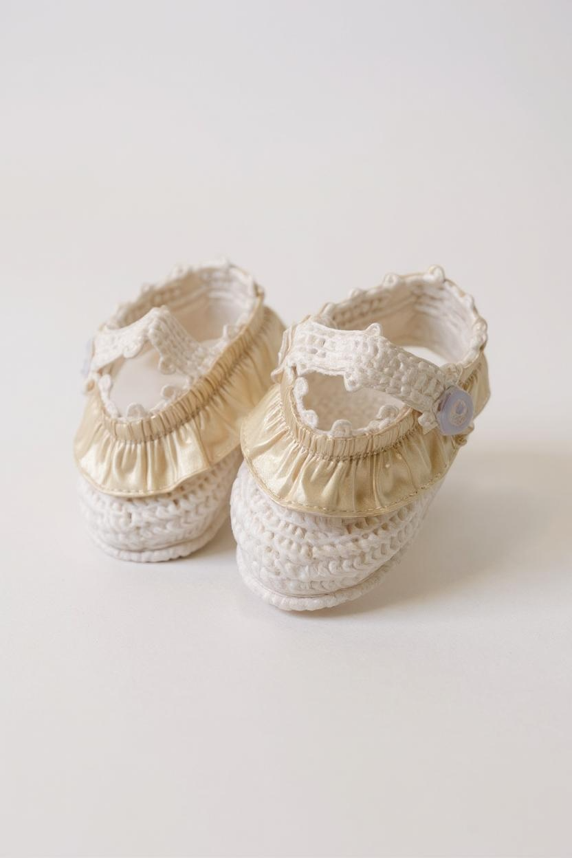 Pointelle Champagne Silk Ensemble