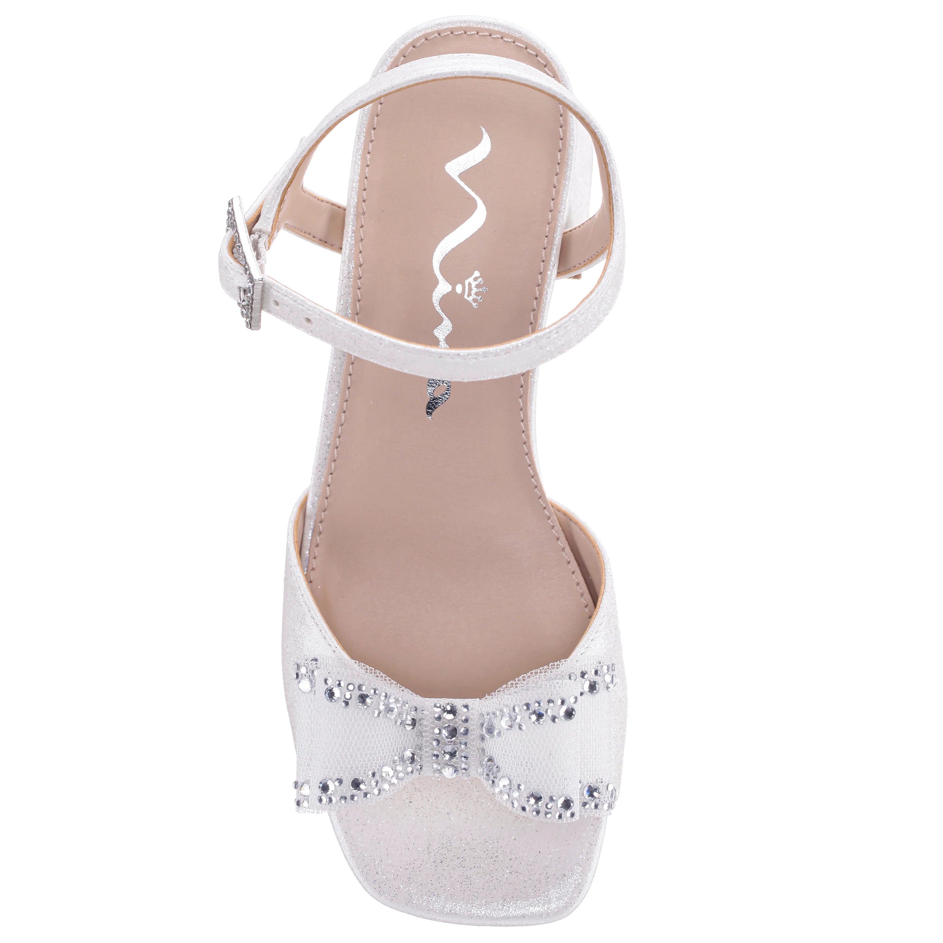 Nina Aiza White Shimmer Shoe