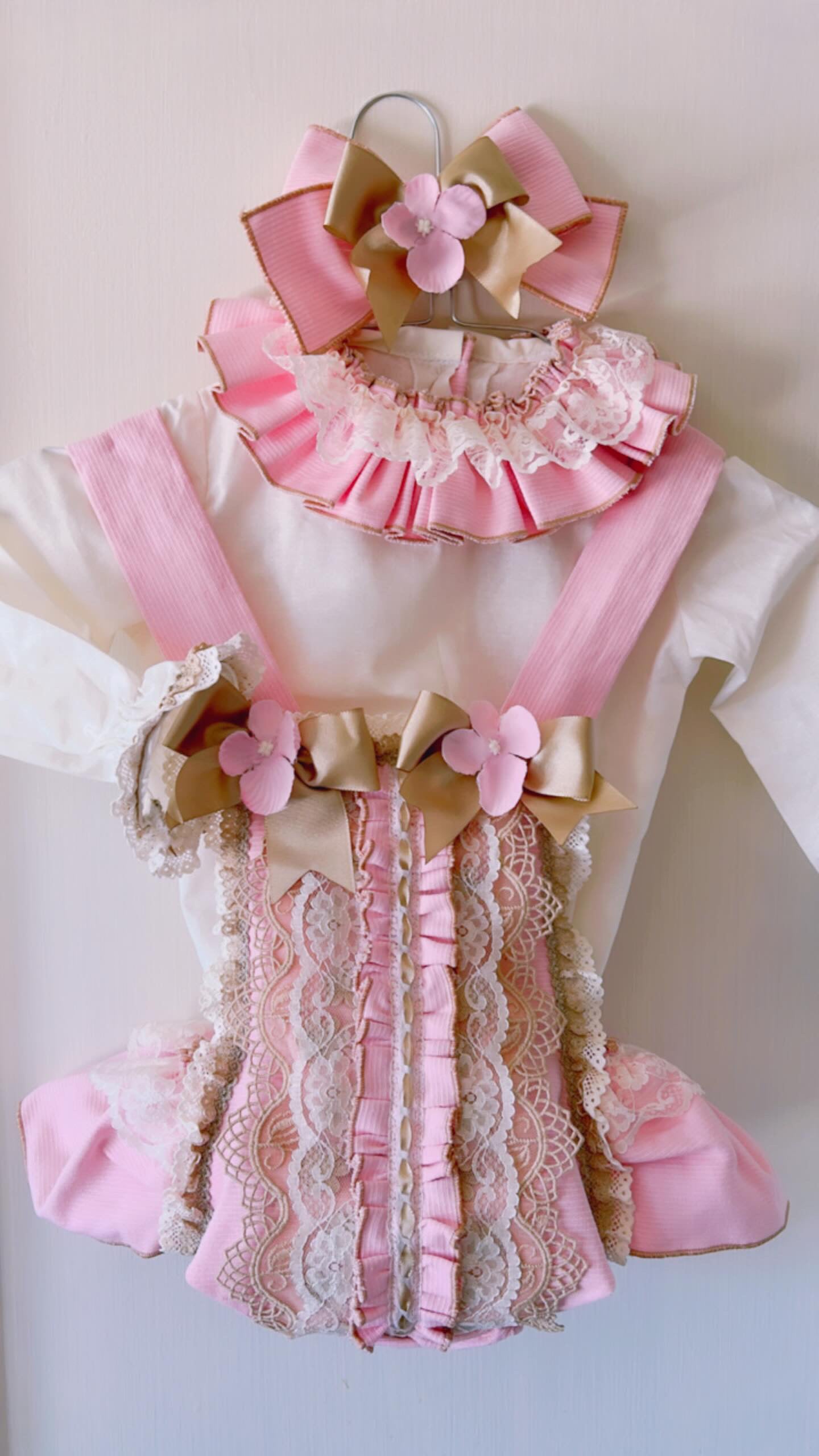 Pink Overall Set