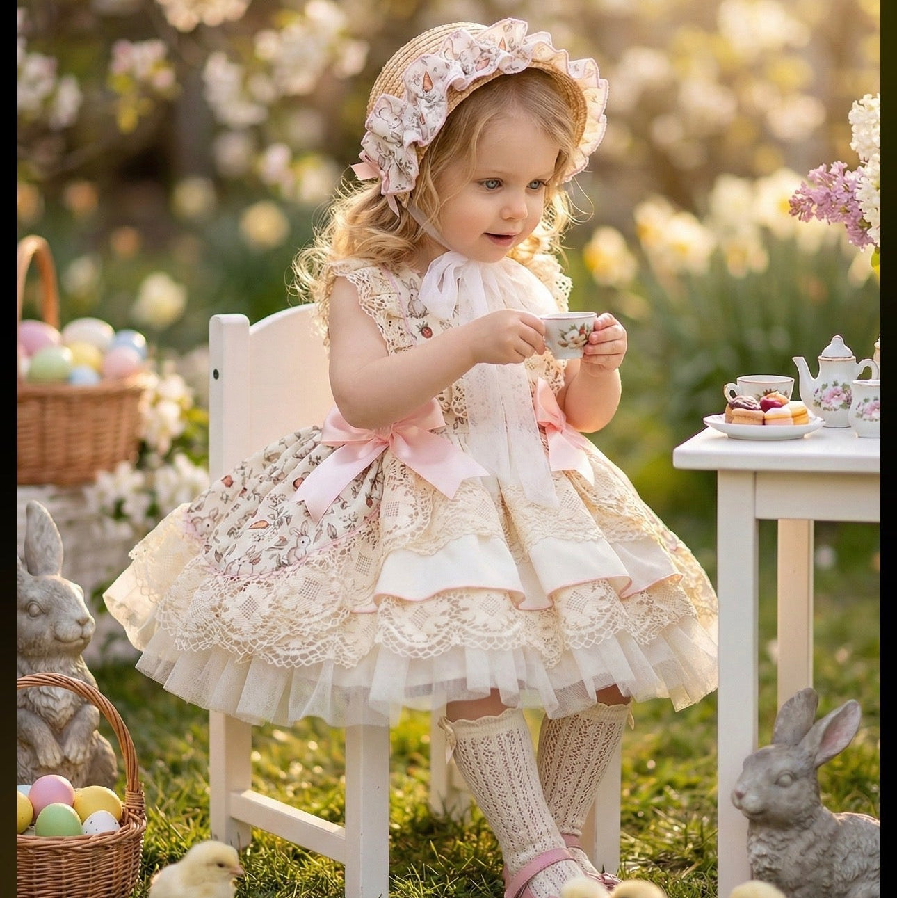 Spring Floral Puffball