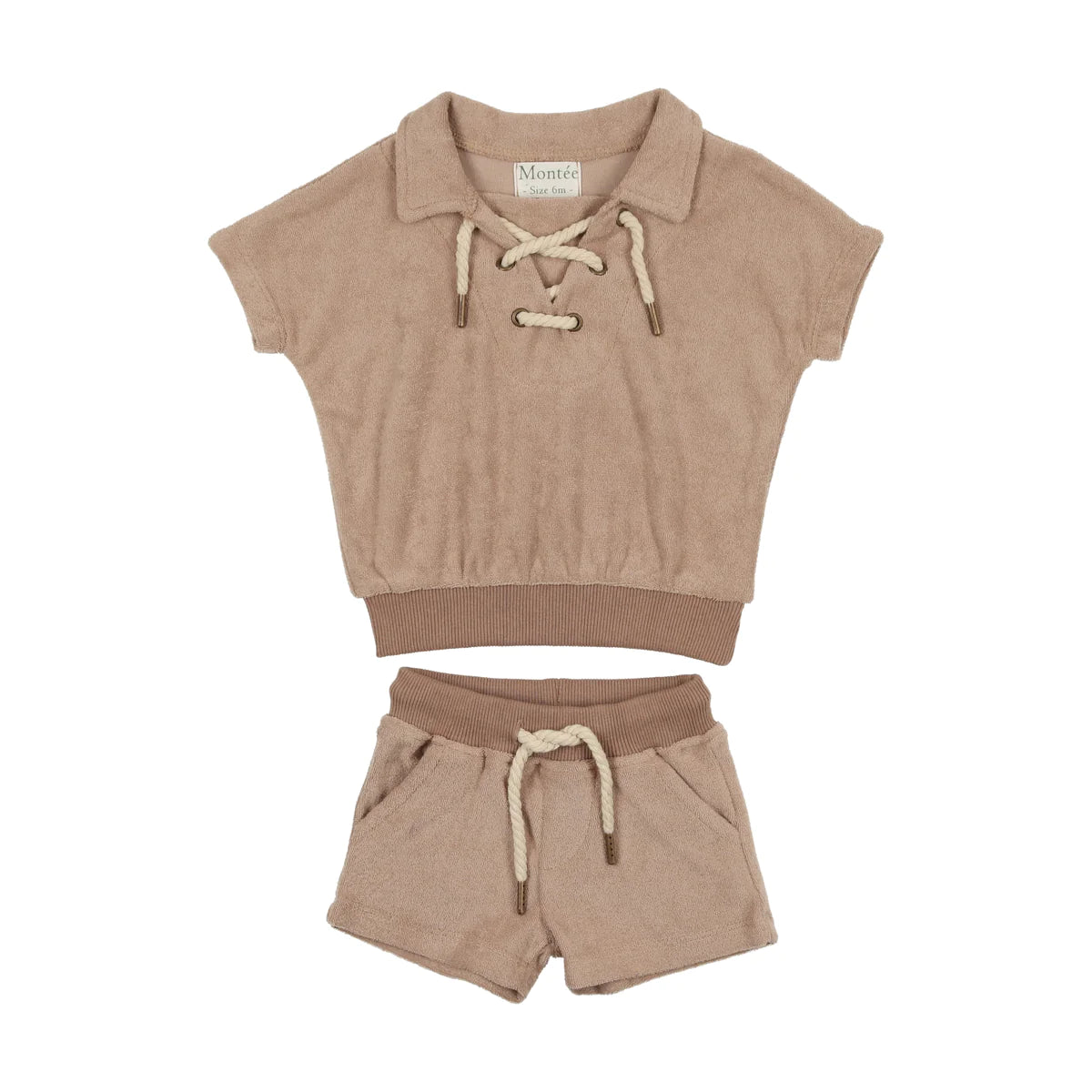 Sand Terry Short Set