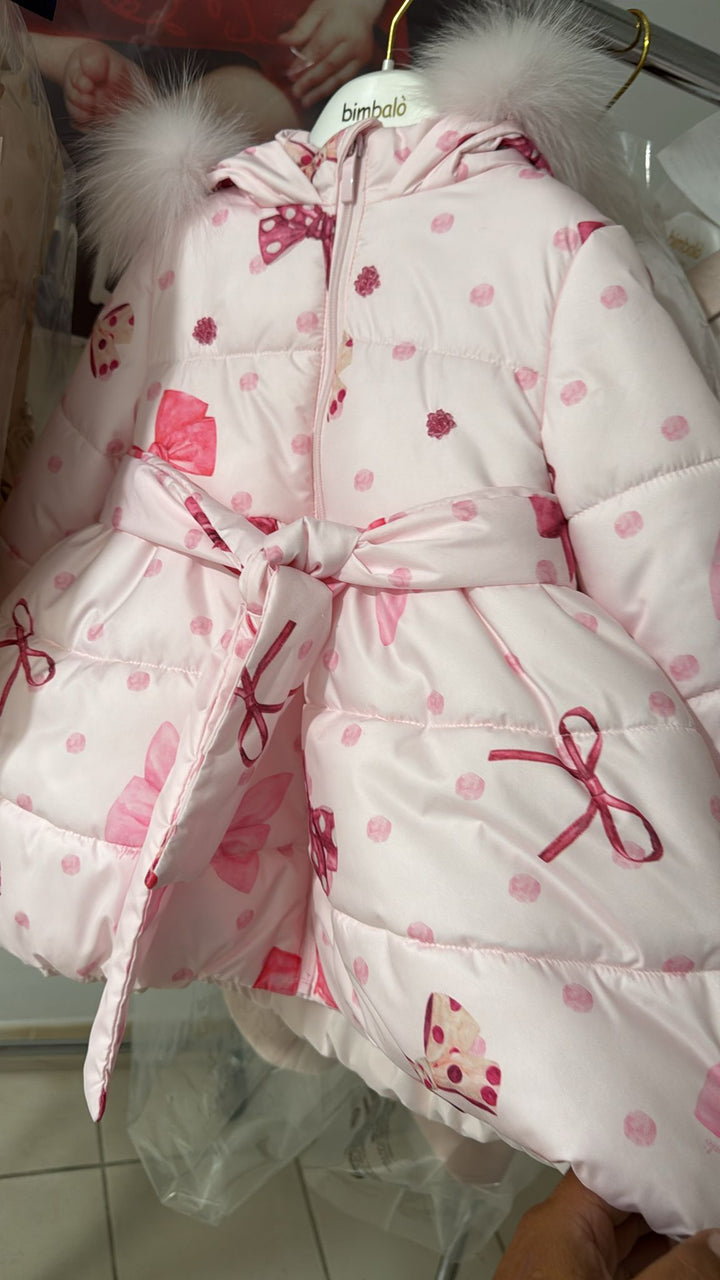 Bow Pink Coat