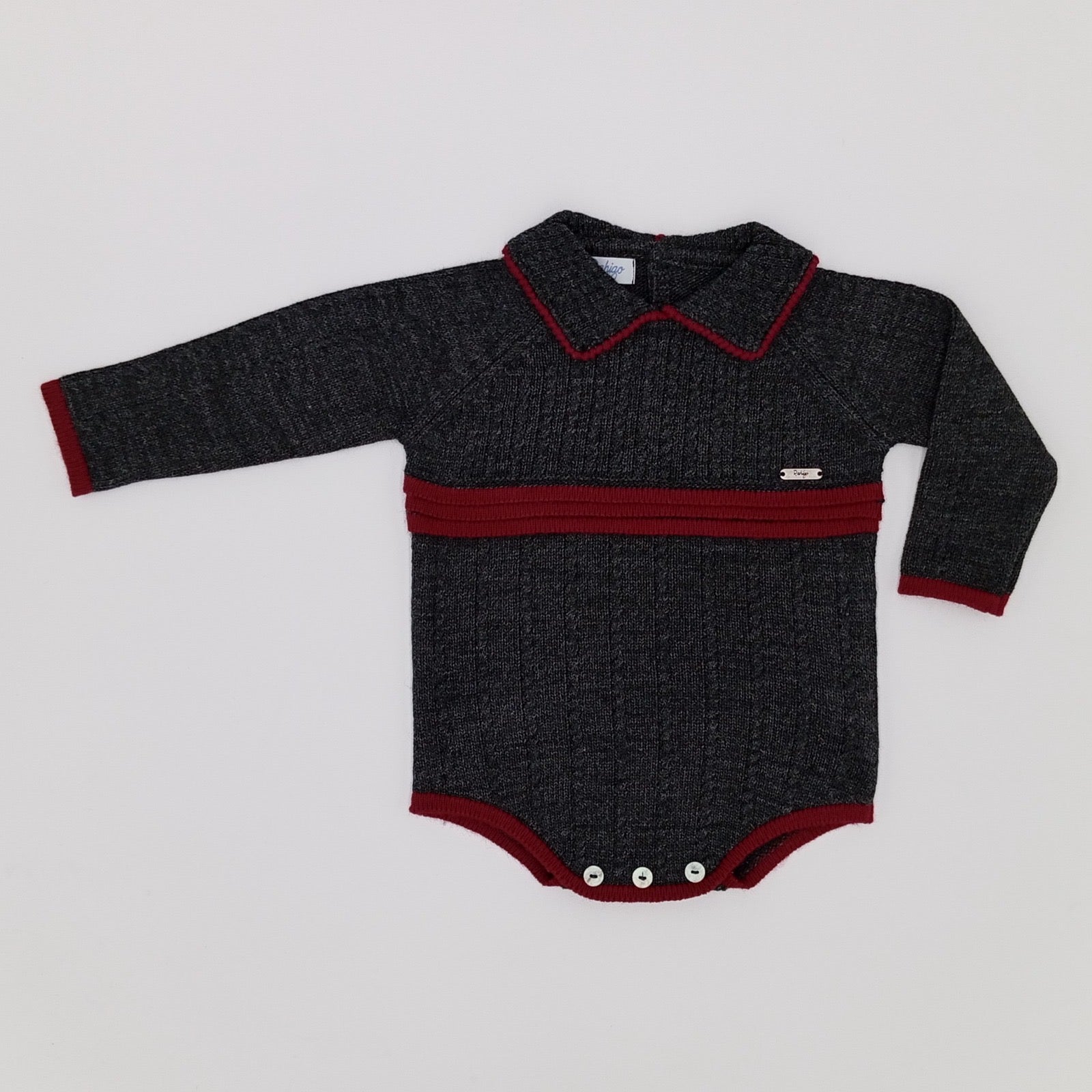 Charcoal Gray Romper