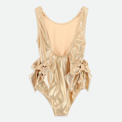 Carly Metallic Gold Swimsuit