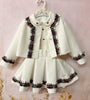 White Velvet Three Piece Set