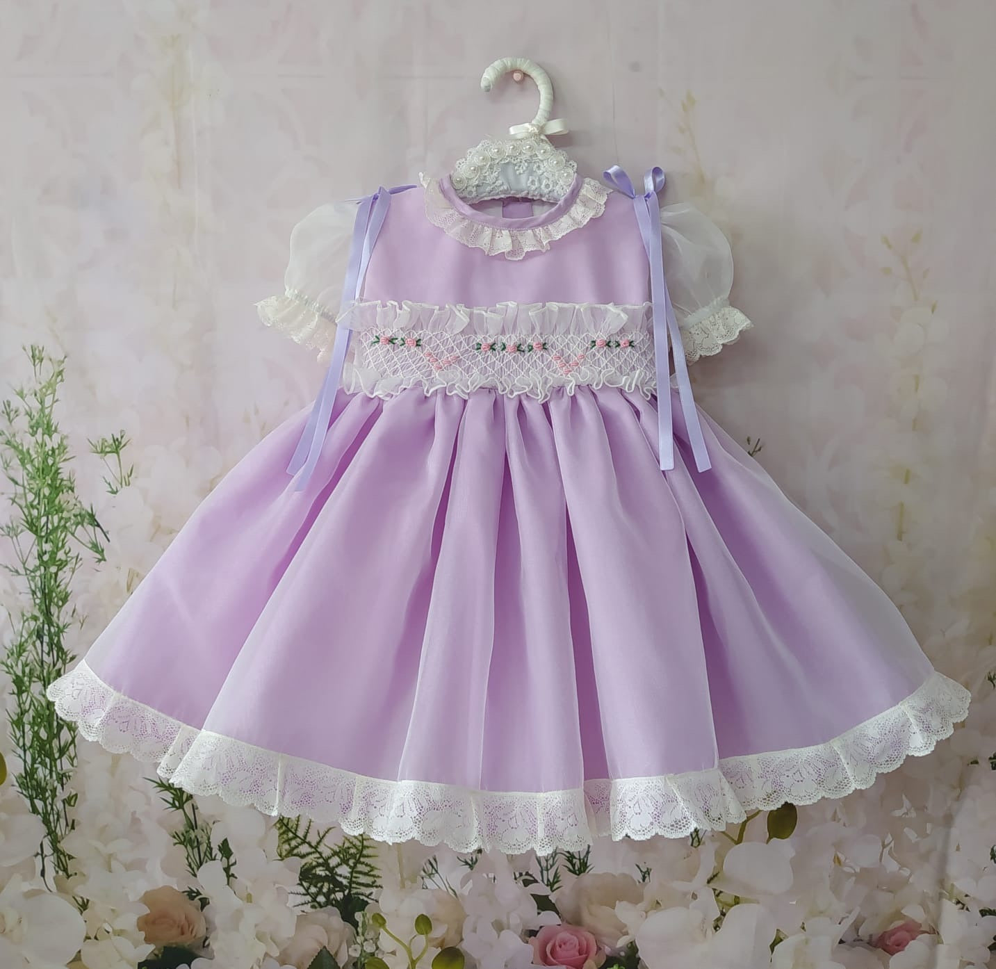 Lilac Smocked Dress
