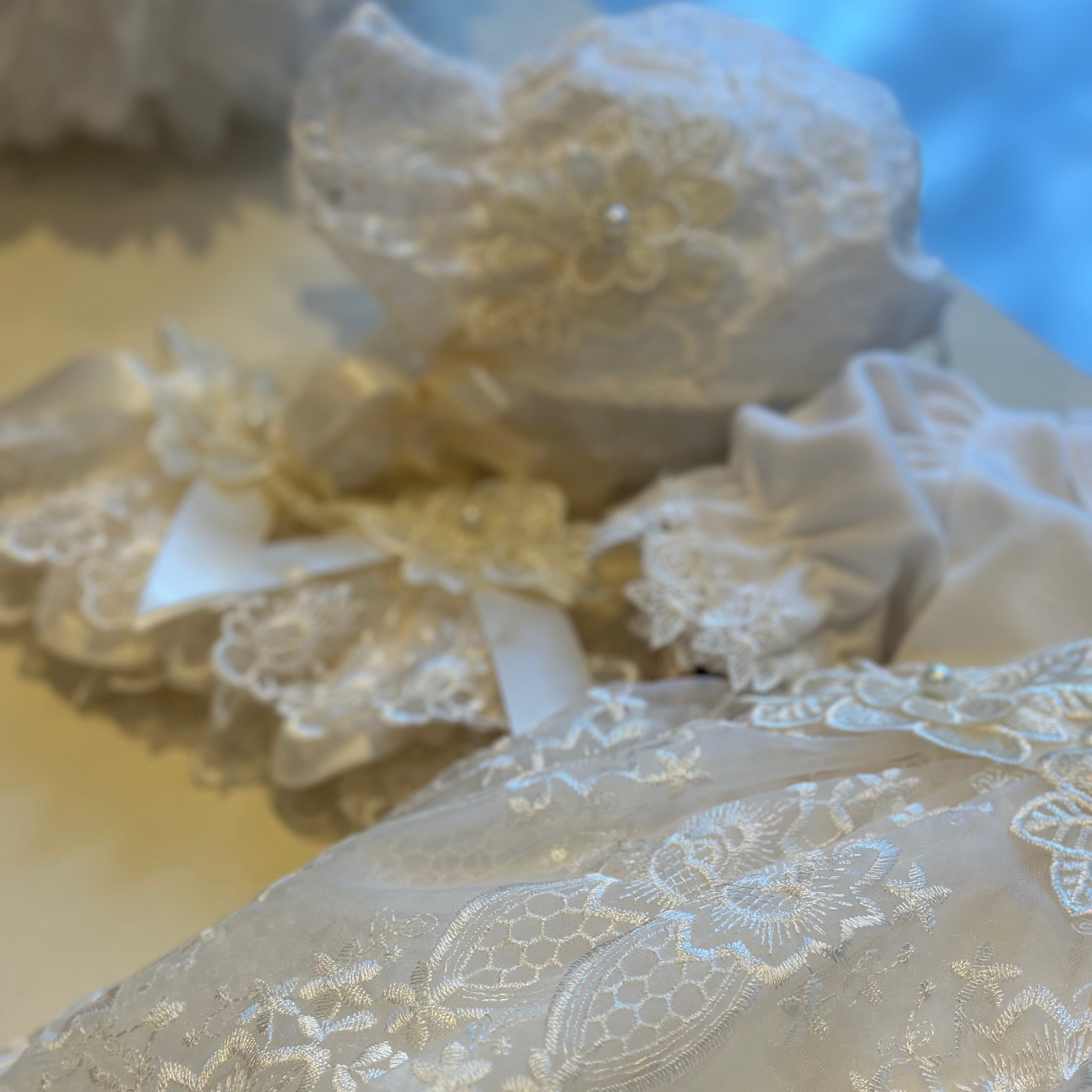 Olivia Ivory Romper Dress