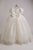 Lace Top Organza Skirt Gown
