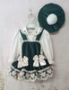 Green Velvet Jumper Set