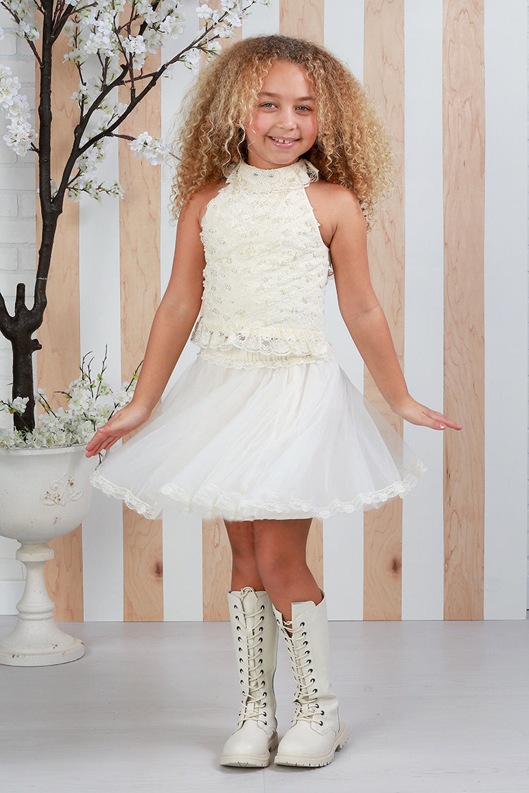 Kenna Lace Skirt Set